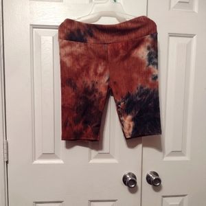 Ladies shorts..tye die..NWOT